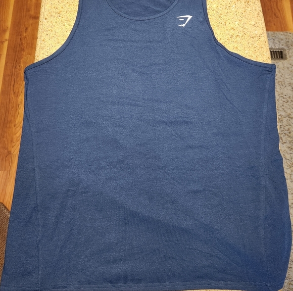 Mens XXXL Gymshark Muscle Tee Navy Blue 💪 - Picture 6 of 10